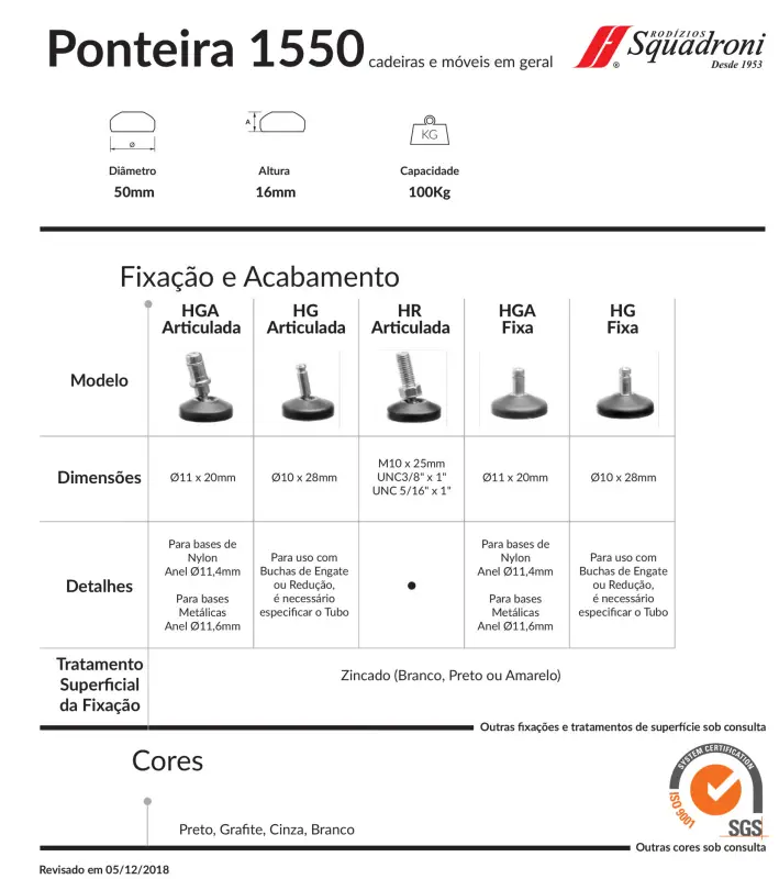 PONTEIRA 1550 HG ARTICULADA